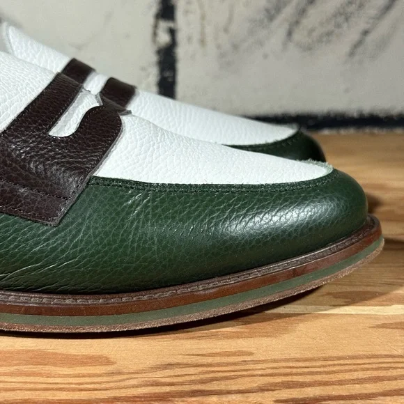 Aime Leon Dore PENNY LOAFER WHITE/BOTANICAL GREEN SS22FD000  display picture 2